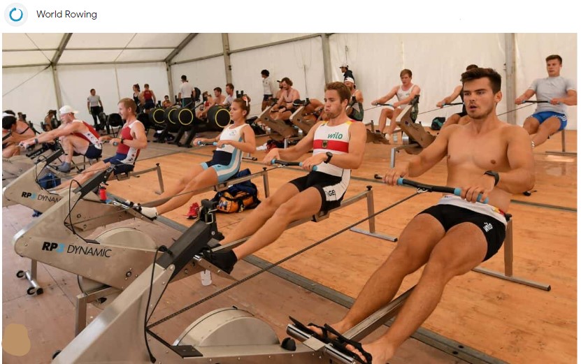 World Rowing - World Cup warm up area